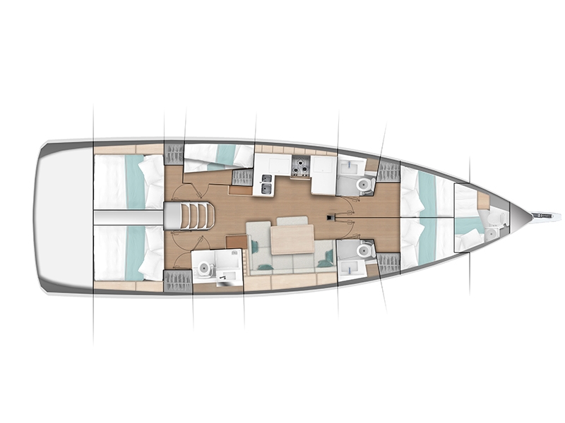 Sun Odyssey 490 by Trend Travel Yachting 5 Kabinen.jpg
